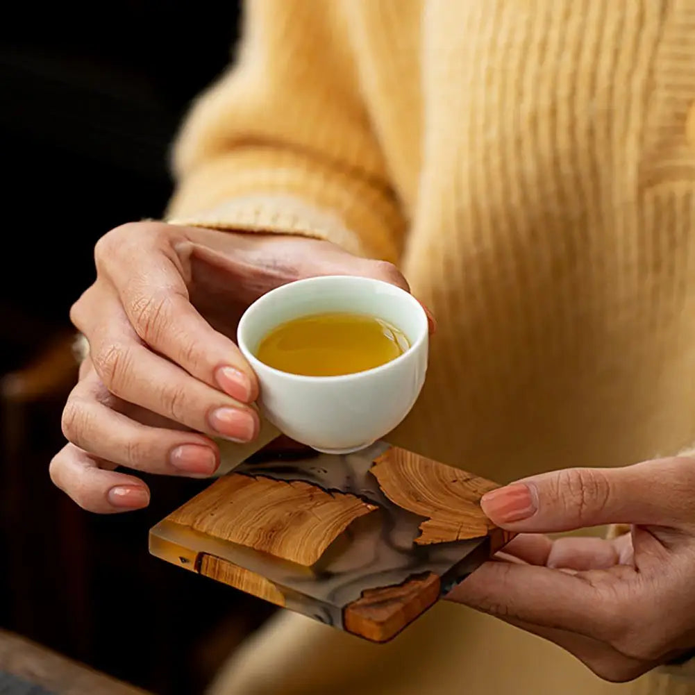 Wooden Tea Coaster