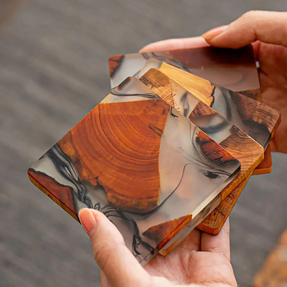 Wooden Tea Coaster