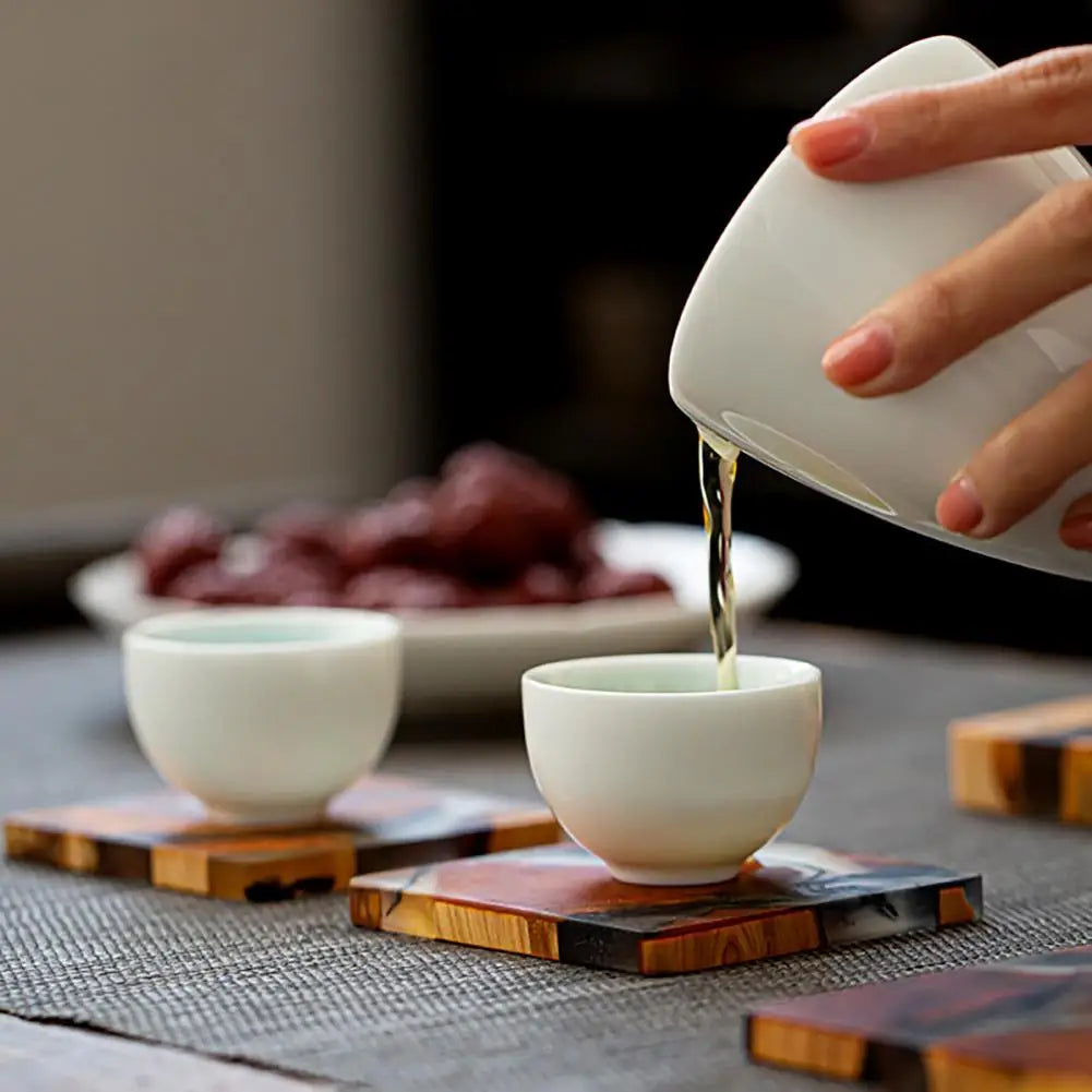 Wooden Tea Coaster